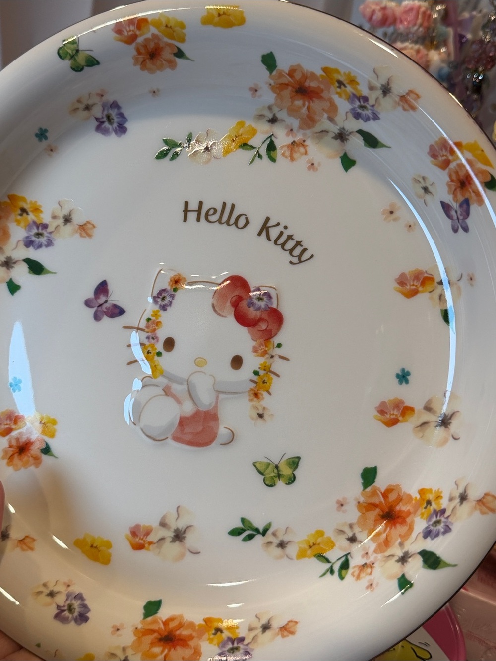 Large kitty plate